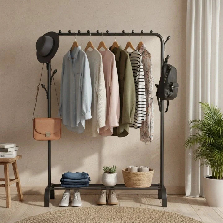 Porte-Manteau sur Pied Solide Image