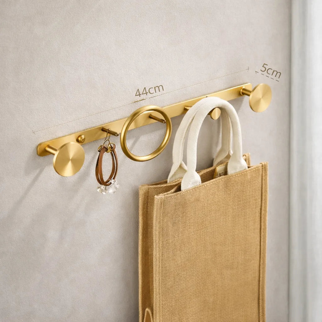 Porte-Manteau Mural Design en Laiton
