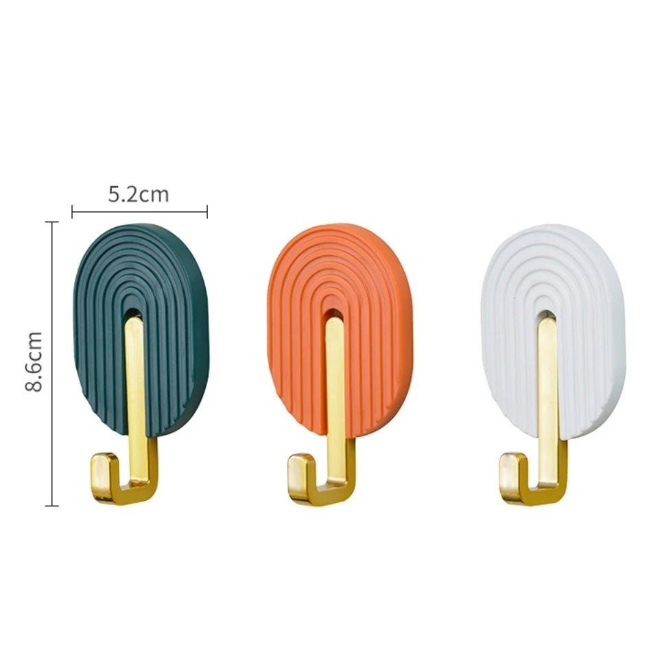 Mesures Porte-Manteau Mural Salle de Bain Crochet Moderne