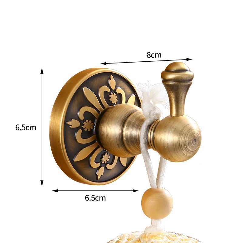 Mesures Porte-Manteau Mural Vintage en Ceramique Classique