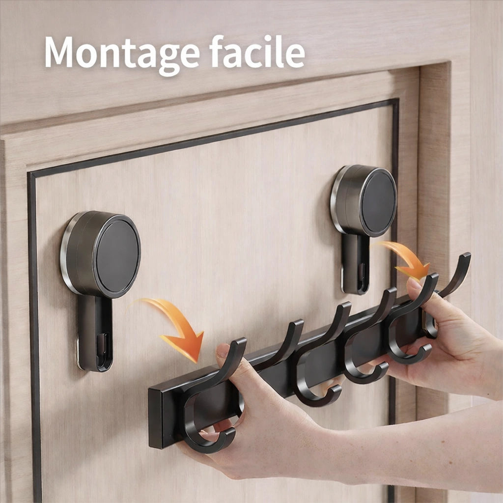 Montage Porte-Manteau Mural Salle de Bain Ventouse