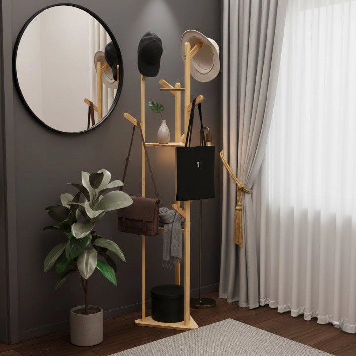 Porte-Manteau Arbre Bois