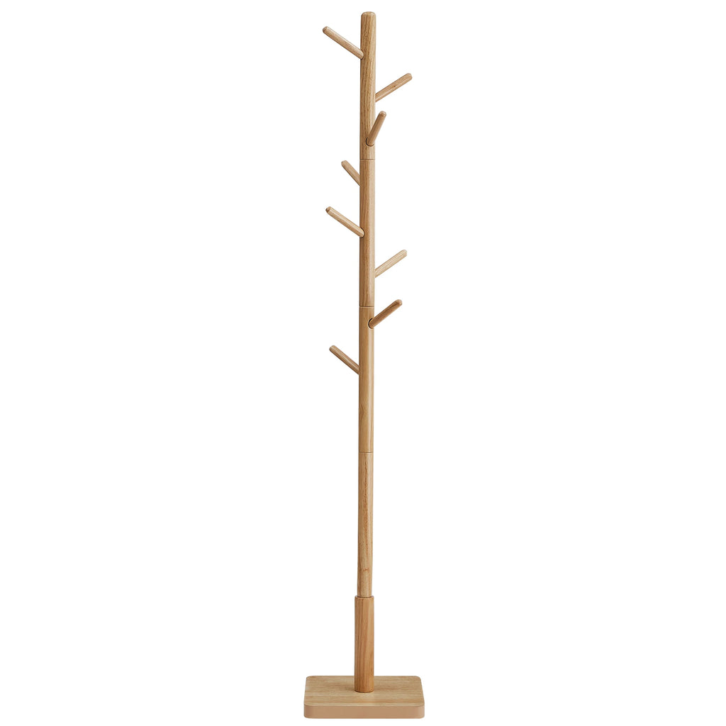 Porte-Manteau Bois sur fond Blanc