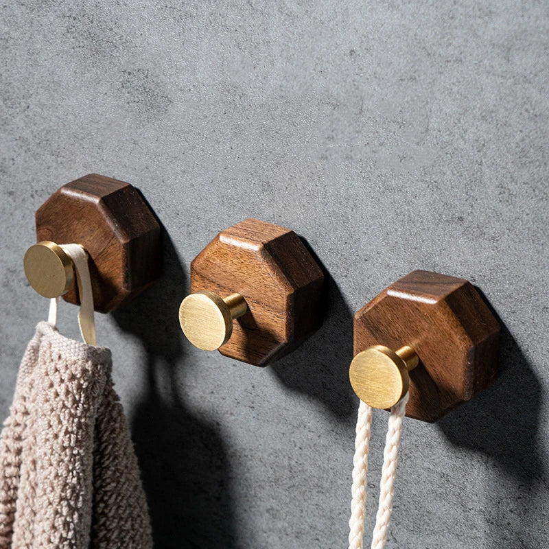 Porte-Manteau Bois Design Octogone
