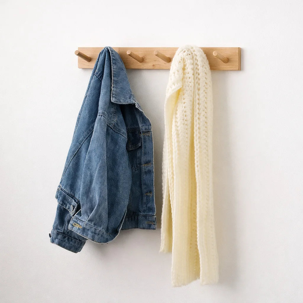 Porte-Manteau Bois Massif Scandinave
