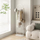 Porte-Manteau Design Arche Blanc exposé dans un salon 