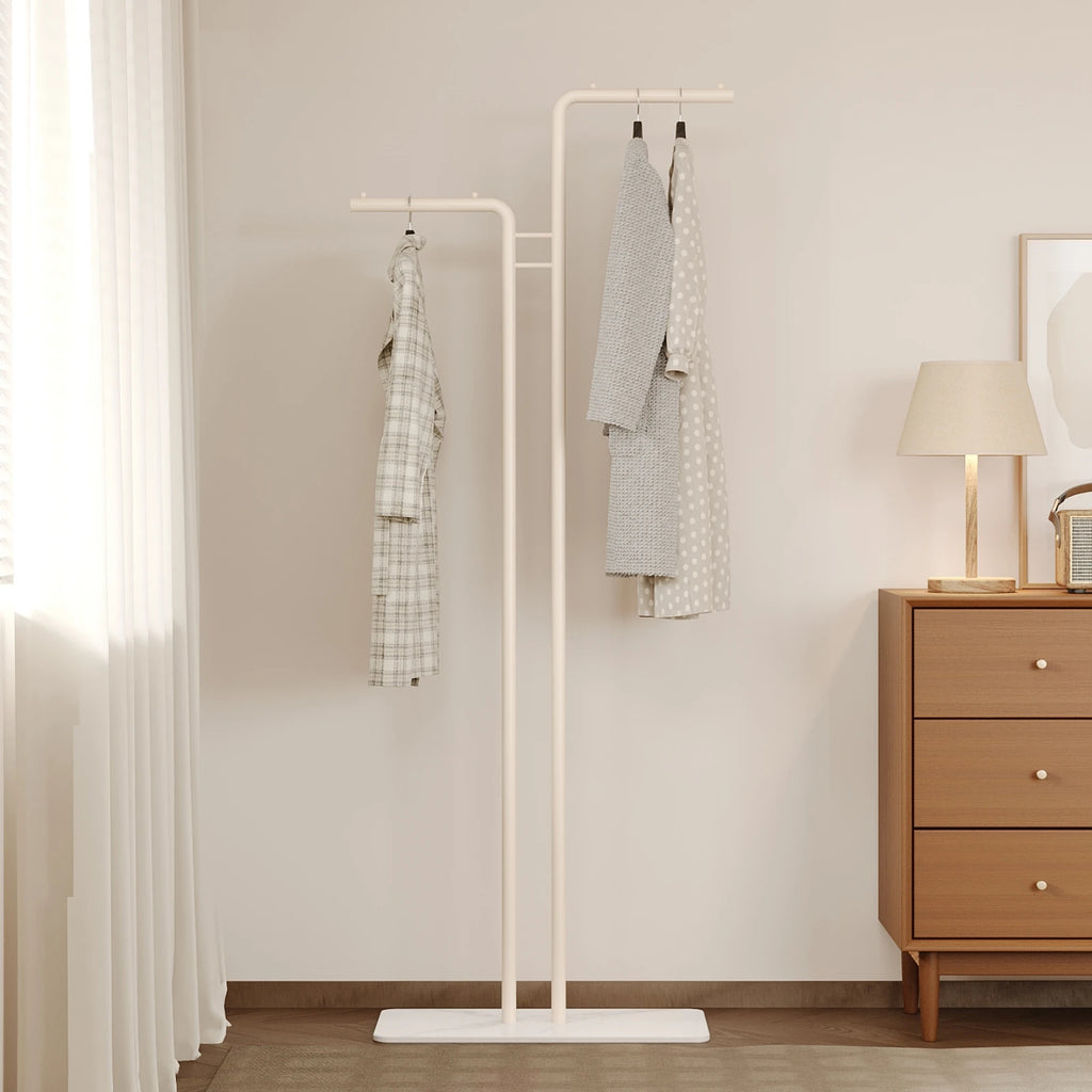 Porte-Manteau Design double Arbre Blanc 