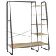 Porte-Manteau Meuble Moderne Beige et Noir