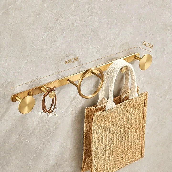 Porte-Manteau Mural Design en Laiton S1 44cm