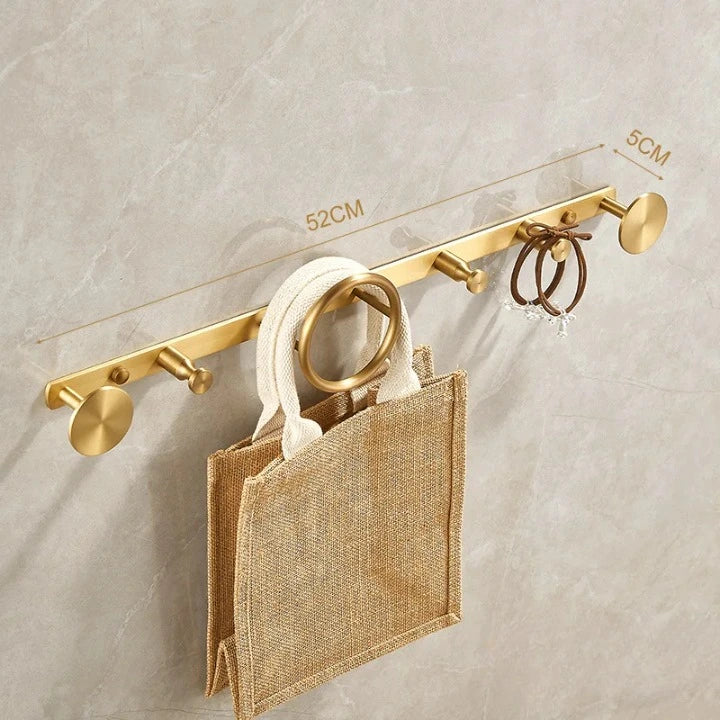 Porte-Manteau Mural Design en Laiton S1 52cm