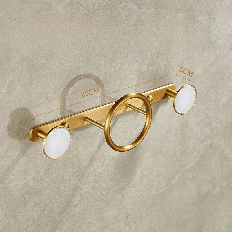 Porte-Manteau Mural Design en Laiton S2 28cm