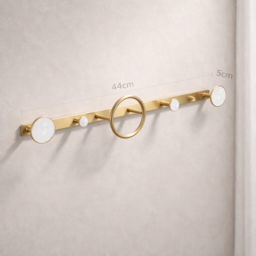 Porte-Manteau Mural Design en Laiton S2 44cm