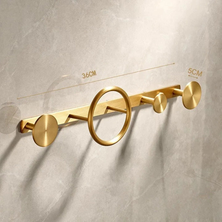 Porte-Manteau Mural Design en Laiton S3 36cm