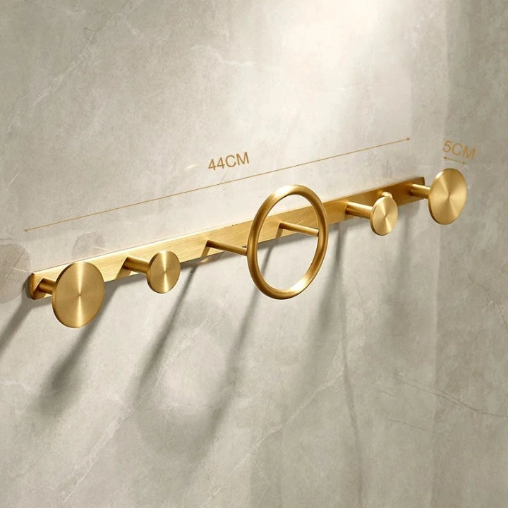 Porte-Manteau Mural Design en Laiton S3 44cm