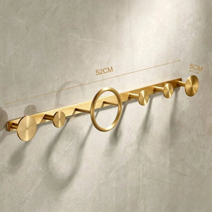 Porte-Manteau Mural Design en Laiton S3 52cm