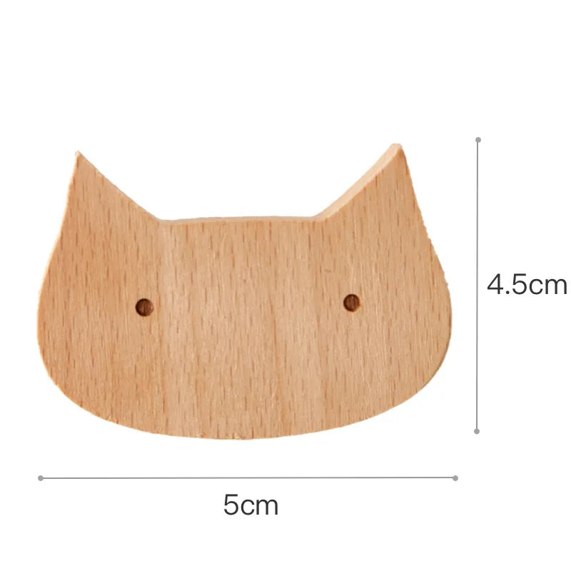 Porte-Manteau Mural Enfant Chat