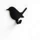 Porte-Manteau Mural Enfant Oiseaux Noir