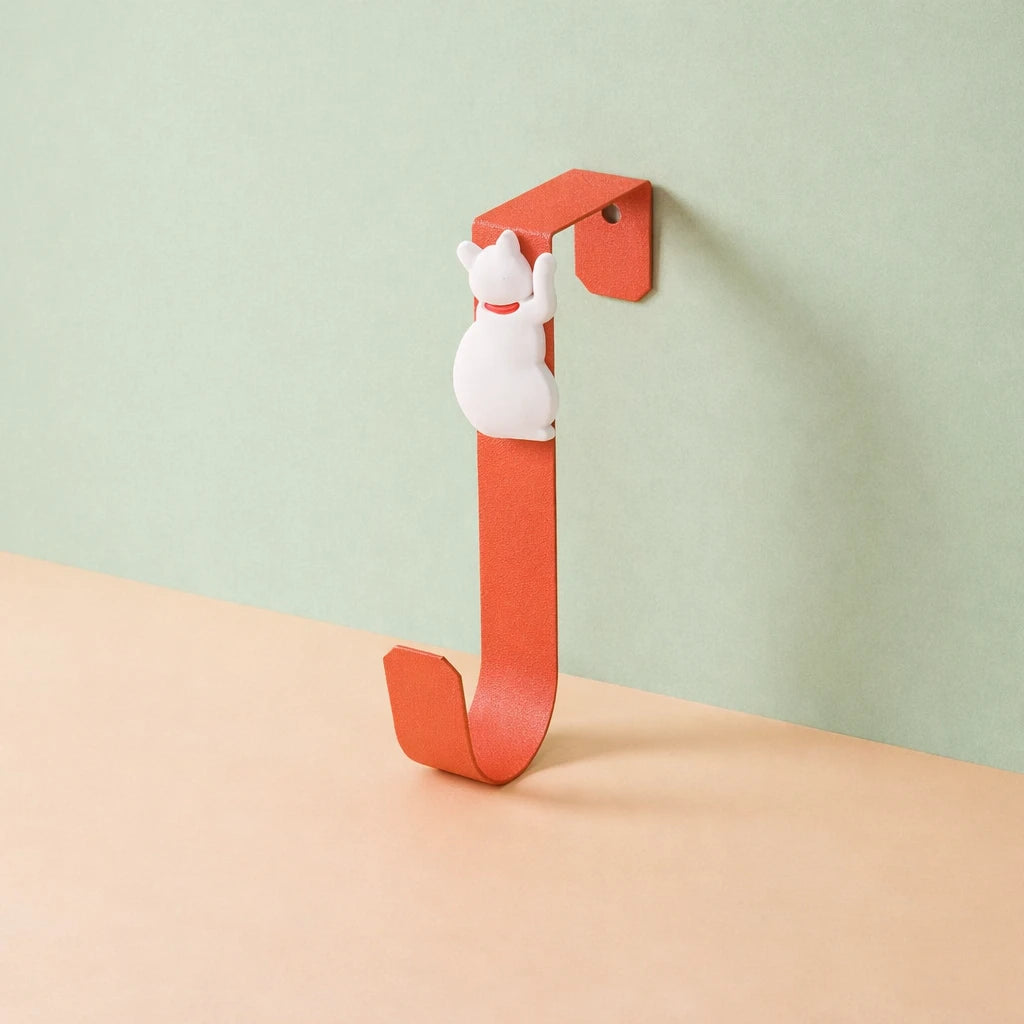 Porte-Manteau Mural Enfant pour Porte Rouge