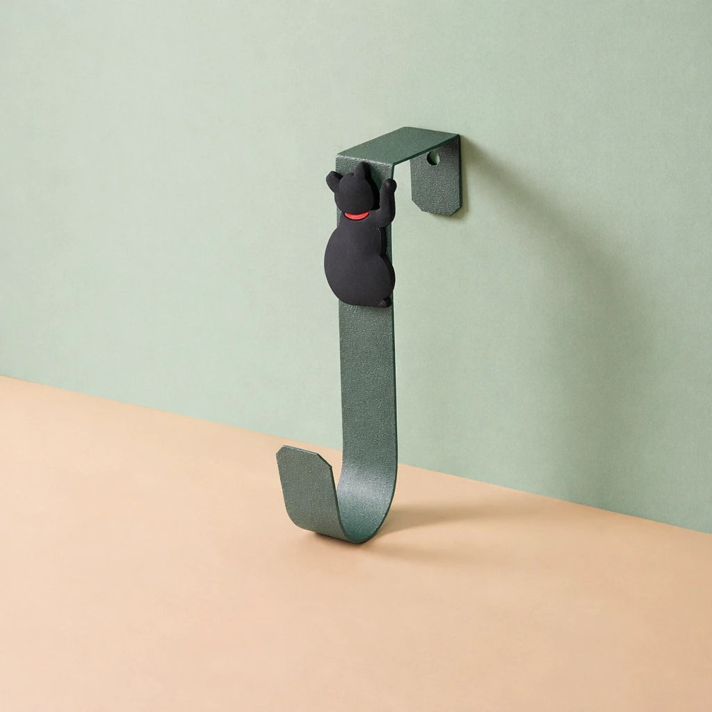 Porte-Manteau Mural Enfant pour Porte Vert Kaki