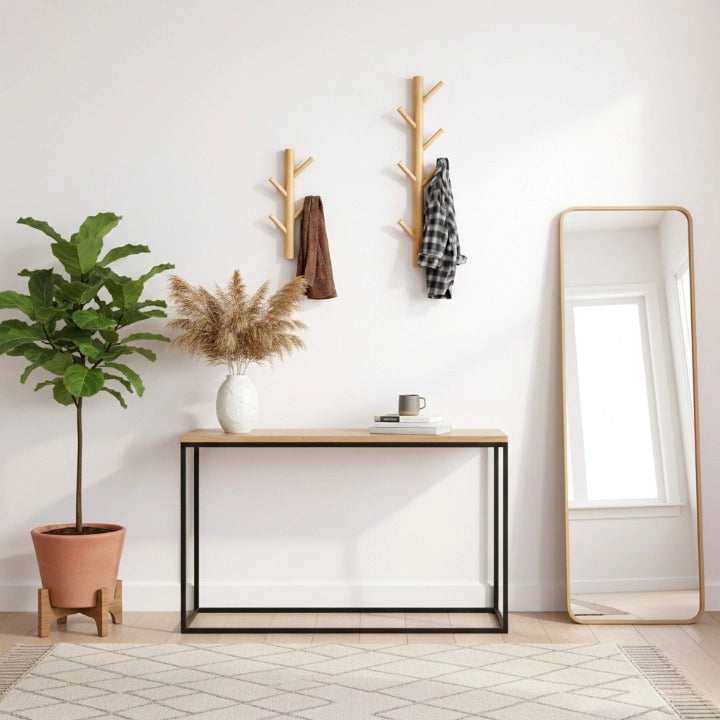 Porte-Manteau Mural en Bois Arbre