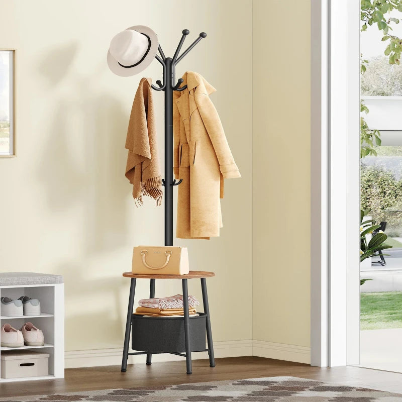 Porte-Manteau Perroquet avec Panier Modele entrée