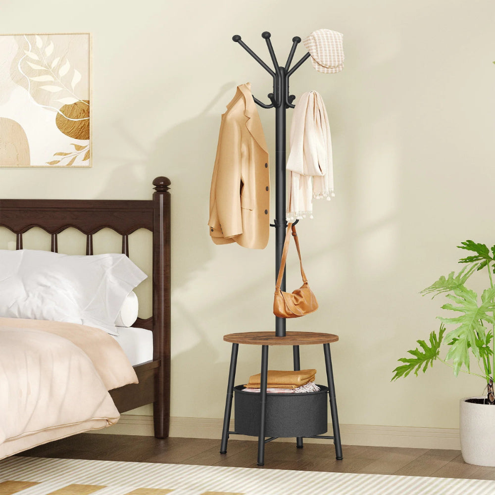 Porte-Manteau Perroquet avec Panier chambre