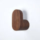 Porte-Manteau en Bois Massif Patère Mural Bois Fonce