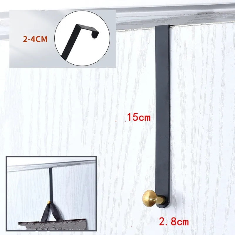 Porte-Manteau pour Porte Barre Unique Design 15cm