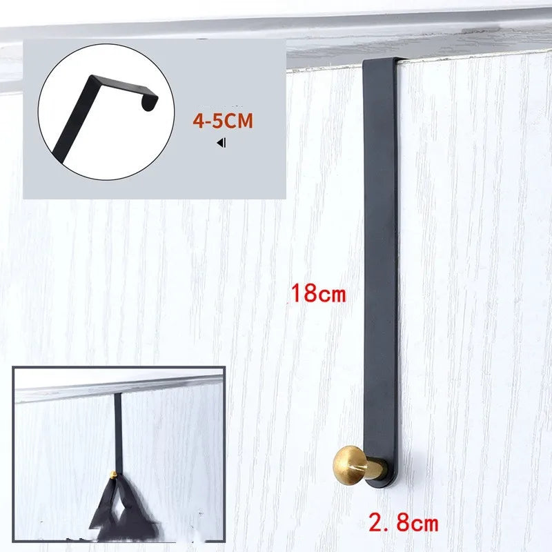 Porte-Manteau pour Porte Barre Unique Design 18cm