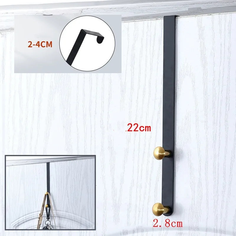 Porte-Manteau pour Porte Barre Unique Design 22cm