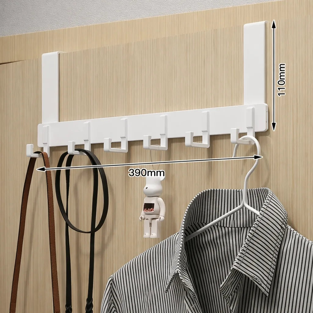 Porte-Manteau pour Porte Classique Court Blanc