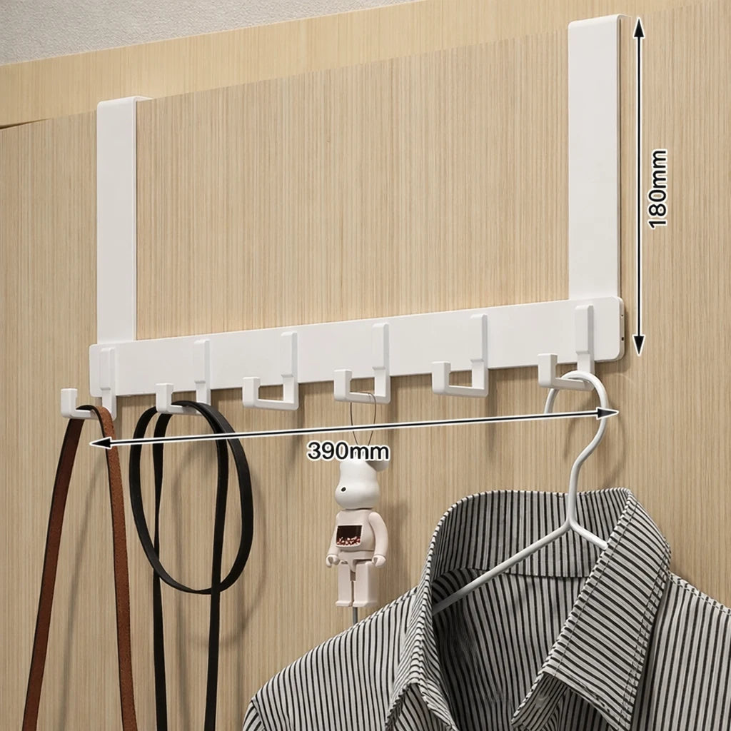 Porte-Manteau pour Porte Classique Long Blanc