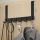 Porte-Manteau pour Porte Classique Long Noir