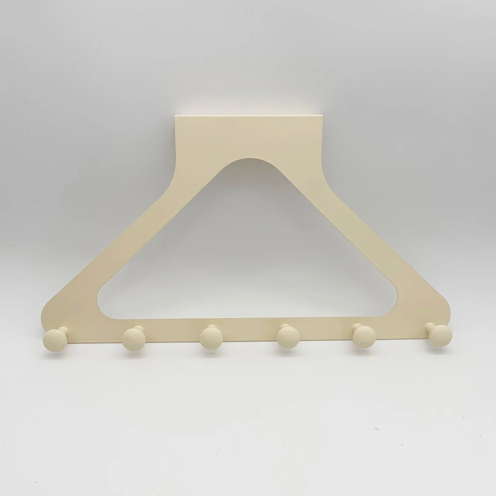 Porte-Manteau pour Porte Design Beige