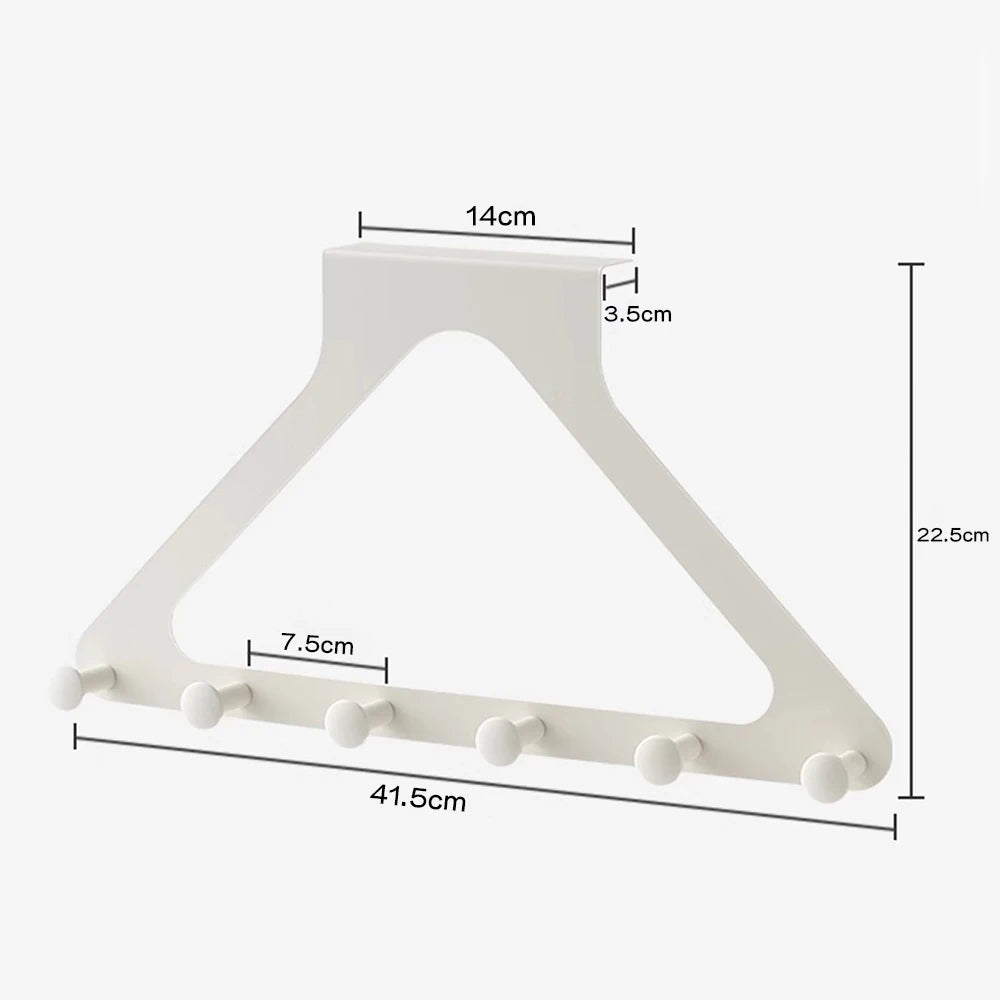 Porte-Manteau pour Porte Design Blanc