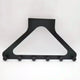 Porte-Manteau pour Porte Design Noir