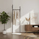 Porte-Manteau sur Pied Design a double Barre Noir