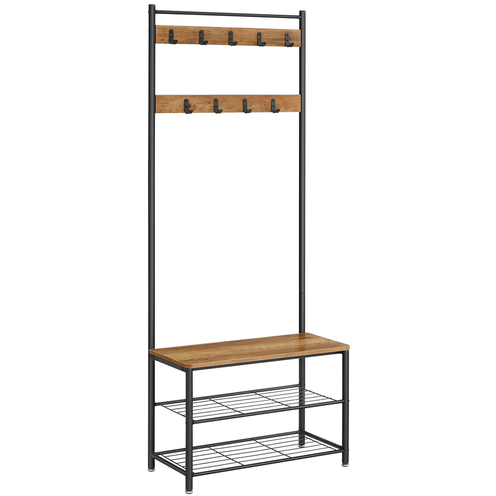 Porte-Manteau Meuble Chaussure 3 en 1